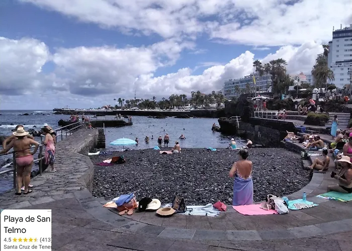Apartament Designer 1 Bedroom White Tree 2 Minutes To The In The Center, Puerto De La Cruz, Tenerife *