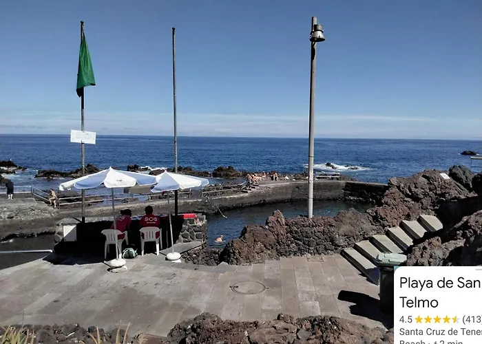 아파트 Designer 1 Bedroom White Tree 2 Minutes To The In The Center, Puerto De La Cruz, Tenerife