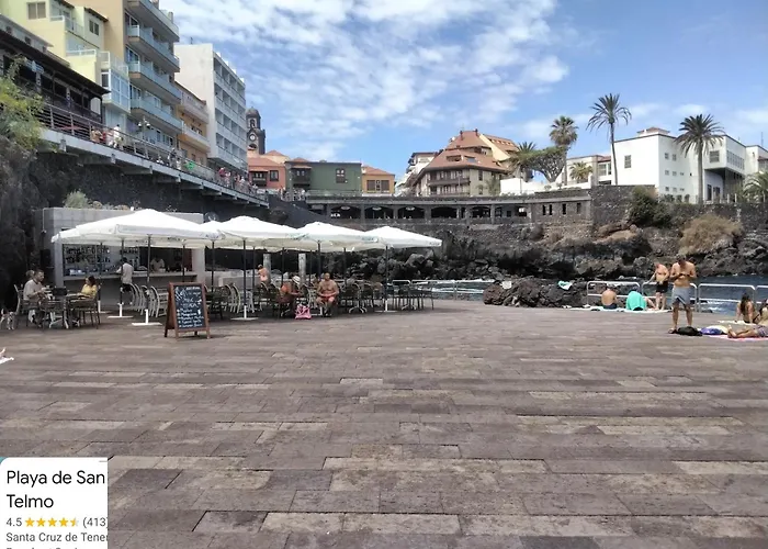 Designer 1 Bedroom White Tree 2 Minutes To The In The Center, Puerto De La Cruz, Tenerife 푸에르토 드 라 크루즈